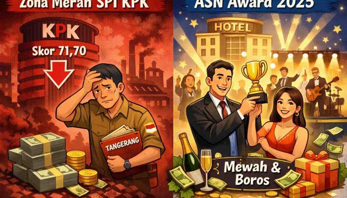 ASN Award 2025: Ketika Pemborosan Anggaran Dipertontonkan di Tengah Zona Merah SPI KPK Pemkab Tangerang