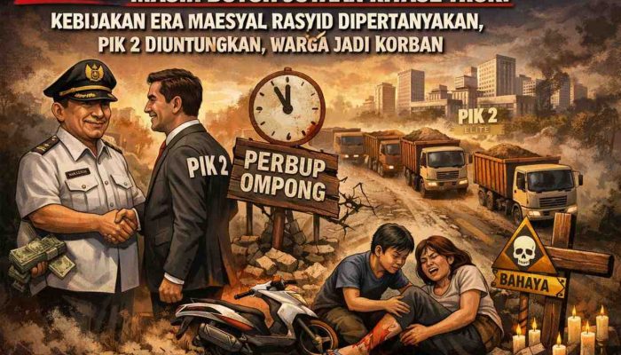 Masih Butuh Jutaan Ritase Truk: Kebijakan Era Maesyal Rasyid Dipertanyakan, PIK 2 Diuntungkan, Warga Jadi Korban