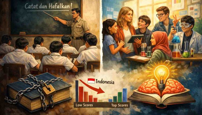 Sekolah Negeri Masih Betah Mendidik Murid Jadi Pendengar: Saat Dunia Mendorong Nalar, Indonesia Masih Menguji Kepatuhan