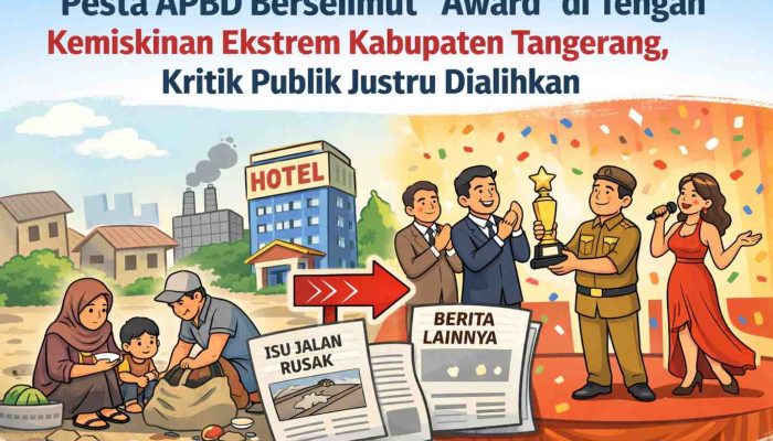 Pesta APBD Berselimut “Award” di Tengah Kemiskinan Ekstrem Kabupaten Tangerang, Kritik Publik Justru Dialihkan