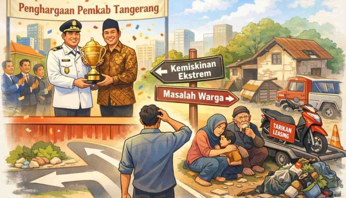 Juara di Panggung, Rakyat di Persimpangan: Penghargaan Keuangan Pemkab Tangerang Diuji Deret Kontradiksi