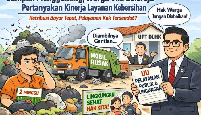 Retribusi Doang Di Ambil Tapi Sampahnya Menumpuk: Sampah Menggunung, Warga Vila Balaraja Pertanyakan Kinerja Layanan Kebersihan