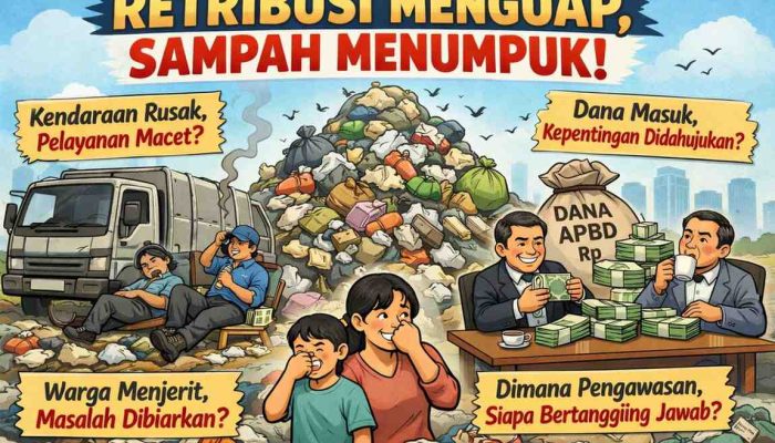 Dugaan Serius Kelalaian DLHK Kabupaten Tangerang, Sampah Menumpuk, Retribusi Hilang di Udara