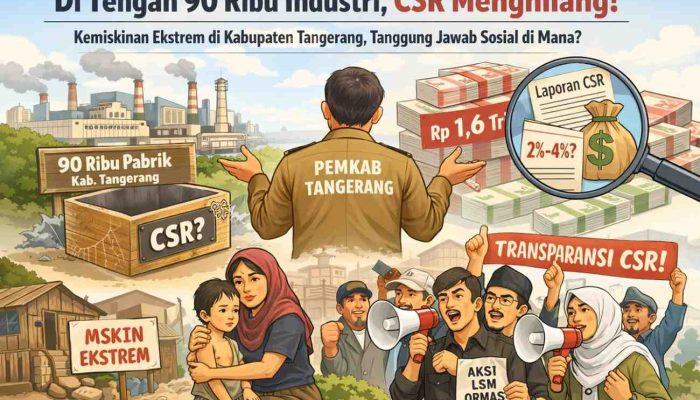 Di Tengah 90 Ribu Industri, CSR Menghilang: Kabupaten Tangerang dalam Sunyi Tanggung Jawab Sosial