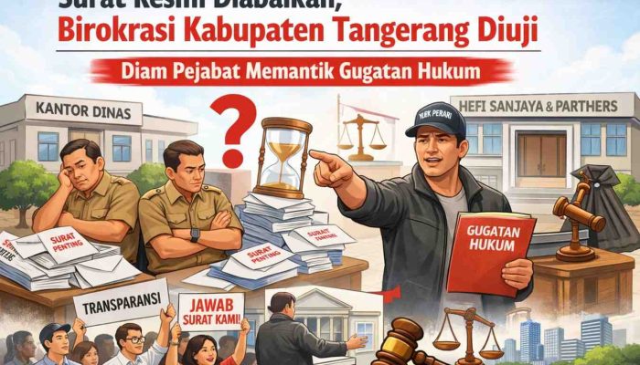 Surat Resmi Diabaikan, Birokrasi Kabupaten Tangerang Diuji: Diam Pejabat Memantik Gugatan Hukum