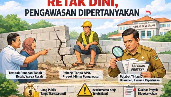 Jika Proyek Seperti Ini Lolos, Ada yang Salah dengan Tupoksi dan Kinerja Pejabat Pemkab Tangerang