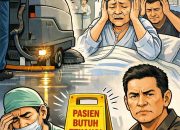 Sunyi yang Tercabik Mesin: Aktivitas Pembersihan Tengah Malam di Metro Hospitals M.Toha Tuai Sorotan Publik