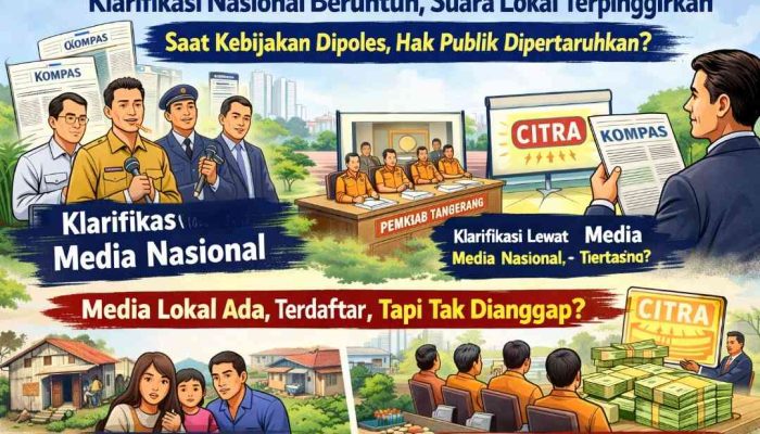 Klarifikasi Nasional Beruntun, Suara Lokal Terpinggirkan: Saat Kebijakan Dipoles, Hak Publik Dipertaruhkan