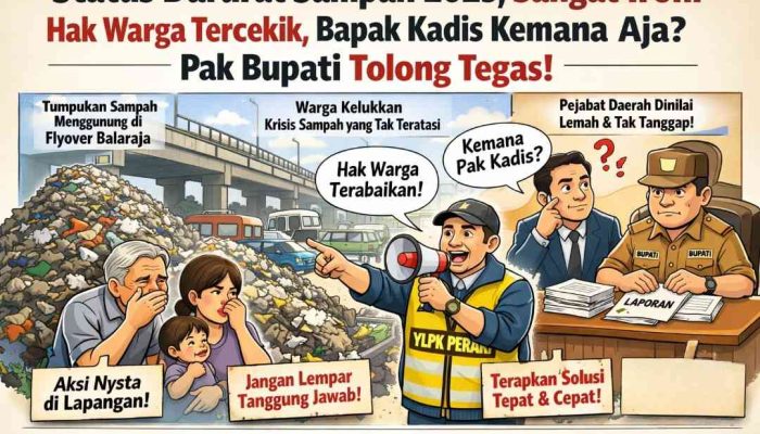 YLPK PERARI Kabupaten Tangerang: Status Darurat Sampah 2025 Ironi, Hak Warga Tercekik—Kadis ke Mana, Bupati Diminta Tegas