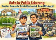 Yuk, Pemkab Tangerang Buka ke Publik: Temuan Ini Terang, Tak Layak Lagi Ditutup Rapih. Ini Telah Menjadi Isu Nasional
