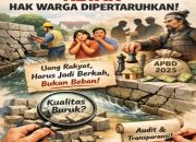 Turap Villa Balaraja Retak, Hak Warga Dipertaruhkan di Tengah Dugaan Pekerjaan Asal Jadi