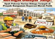 Keringat Dibayar Janji: Upah Pekerja Harian Diduga Terjepit di Proyek Bangunan Koperasi Merah Putih