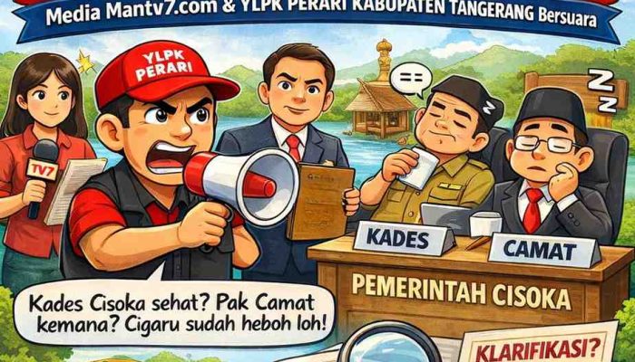 Kades Cisoka dan Camat Cisoka Sibuk? Cigaru Sedang Heboh, Kok Cuek Saja!