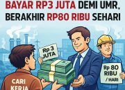 Rp3 Juta untuk UMR, Rp80 Ribu Realitanya: Jangan-Jangan Ada yang Bermain di Atas Derita Pencari Kerja?