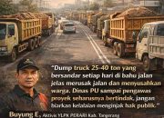 Demi Investasi Besar, Dump Truck Menumpuk: Jalan Rakyat Rusak, Pejabat Pemkab Tangerang Diam