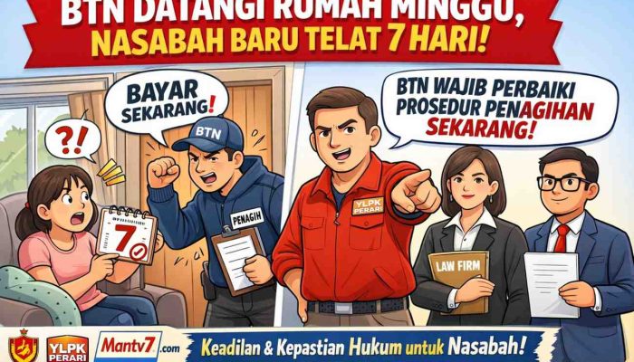 BTN Datangi Rumah Hari Minggu, Nasabah Baru Telat 7 Hari! Indikasi Tekanan Psikologis Nyata