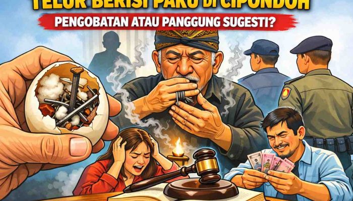 Telur Pecah Berisi Sesuatu Di Cipondoh: Pengobatan Atau Panggung Sugesti Yang Dipertontonkan