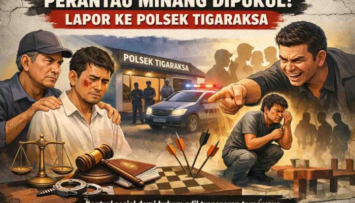 Arogan dan Main Tangan, Perantau Minang Dipukul di Depan Pelanggan, Malam Itu Juga Lapor ke Polsek Tigaraksa