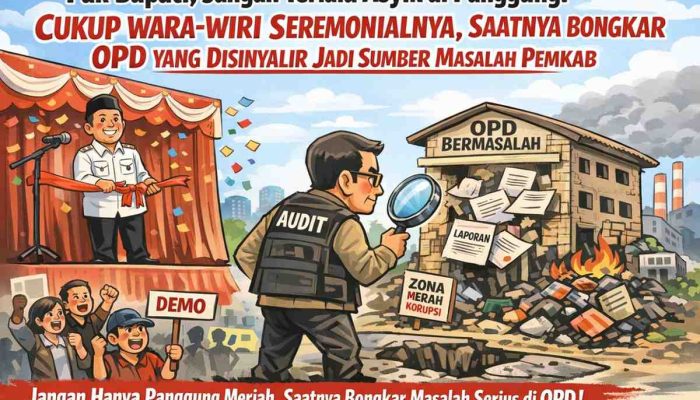 Pak Bupati, Jangan Terlalu Asyik di Panggung Seremonial: Saatnya Bongkar OPD yang Disinyalir Jadi Sumber Masalah Pemkab