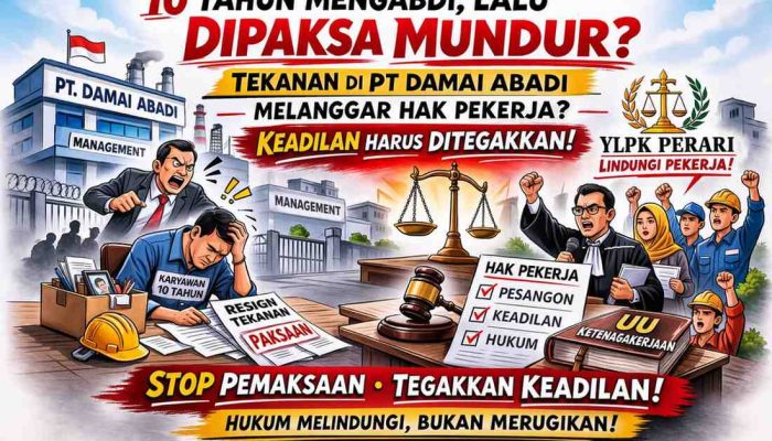 10 Tahun Mengabdi, Lalu DiDirong Resign? Sinyal Tekanam Di Pt Damai Abadi Memicu Kecaman Dan Mengusik Rasa Keadilan