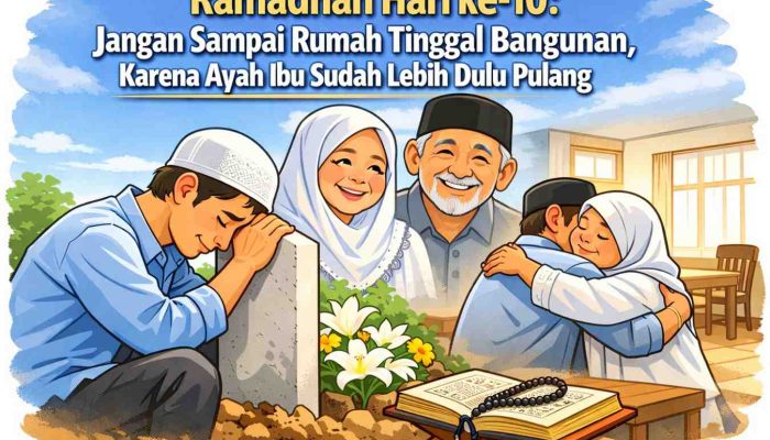 Ramadhan Hari ke-10: Saat Kita Masih Sibuk Dunia, Ayah Ibu Diam-Diam Menunggu Kita Pulang