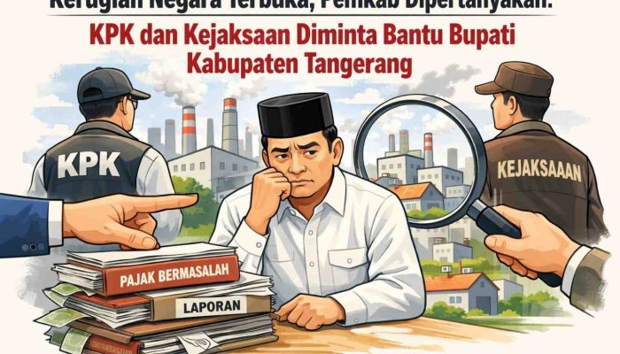 Kerugian Negara Terbuka, Pemkab Dipertanyakan: KPK dan Kejaksaan Diminta Bantu Bupati Kabupaten Tangerang
