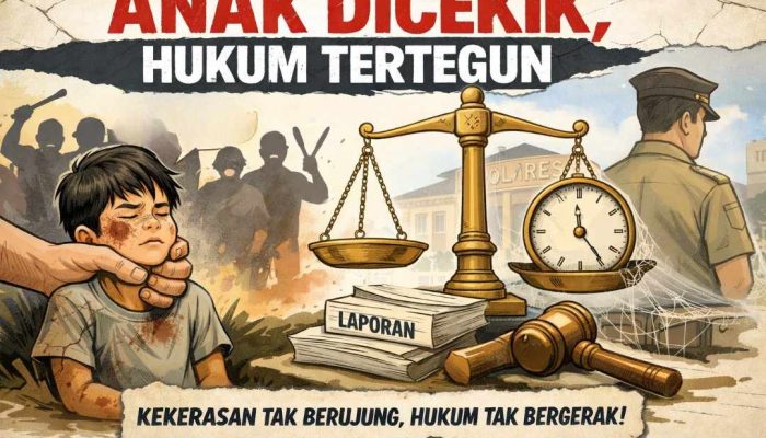 ANAK DICEKIK, HUKUM TERTEGUN: DUGAAN KEKERASAN MASSA YANG MENGENDAP DI SERANG