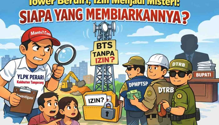 Tower Berdiri, Izin Misteri: Ketika Pengawasan Pemerintah Dipertanyakan di Kabupaten Tangerang
