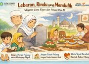 Dari Pusara Pak Ali, Bu Mawar Mendidik Anak-Anaknya Tentang Cinta, Kehilangan, dan Arti Ikhlas di Hari Lebaran