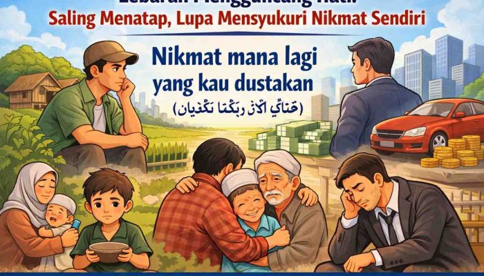 LEBARAN MENAMPAR DIAM-DIAM: Saat Kita Sibuk Menilai Hidup Orang Lain, Tapi Lupa Menghitung Nikmat Sendiri yang Tak Pernah Habis