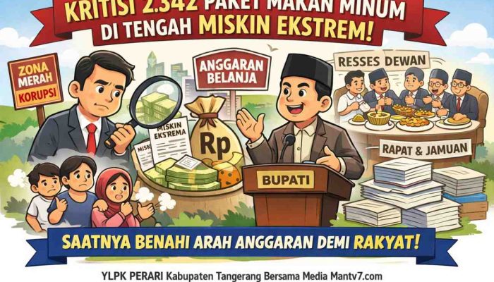 2.342 Paket Makan Minum Beranggaran Puluhan Miliar di Tengah Kemiskinan Ekstrem: Saatnya Kita Bantu Bupati Menghancurkan Pola Lama
