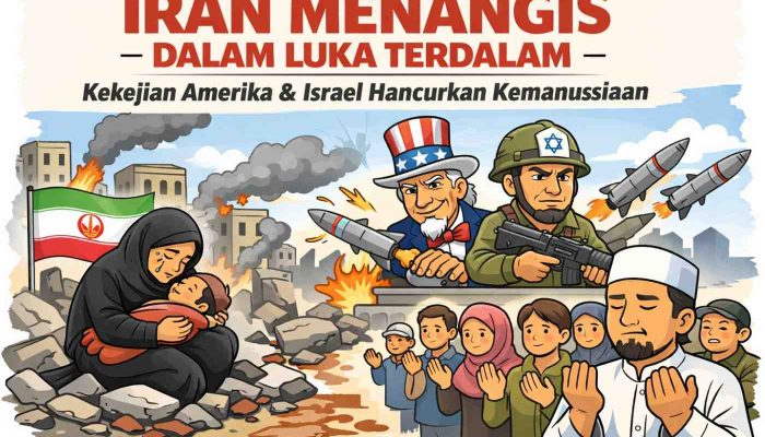 Belum Kering Air Mata Palestina, Kini Dentuman Amerika dan Israel Kembali Mengoyak Hati Kemanusiaan di Iran