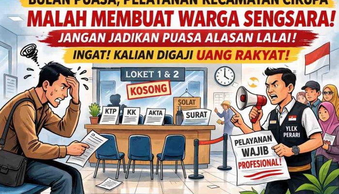 Bulan Puasa, Kantor Kecamatan Cikupa Malah Membuat Warga Sengsara!