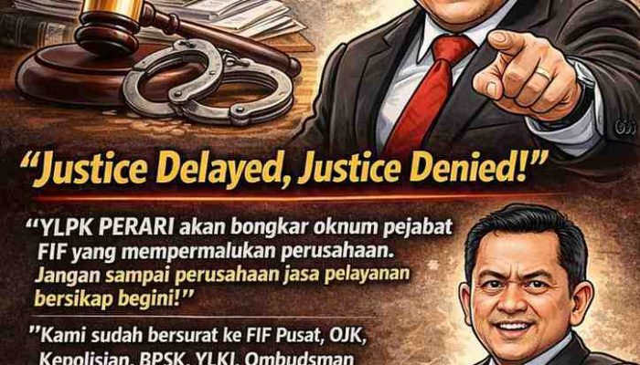 Janji Kosong, Maaf Hanya Basa-Basi: YLPK PERARI Siap Bongkar Oknum Pejabat FIF yang Mempermalukan Perusahaan
