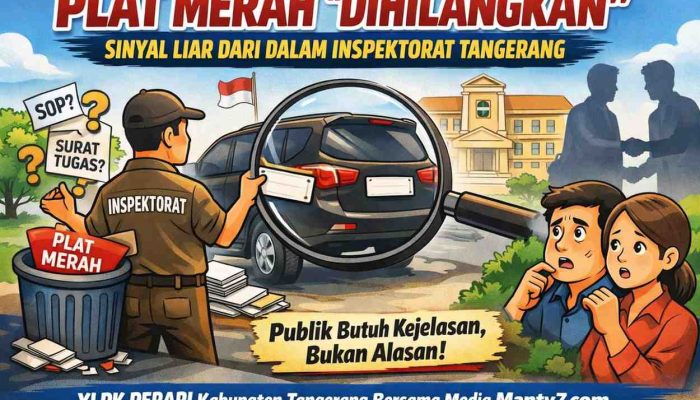 Puluhan Media dan Sosial Media Sudah Menyorot, Apa Penjelasan Inspektorat Kabupaten Tangerang Soal “Ganti Plat” Berdalih Keamanan?