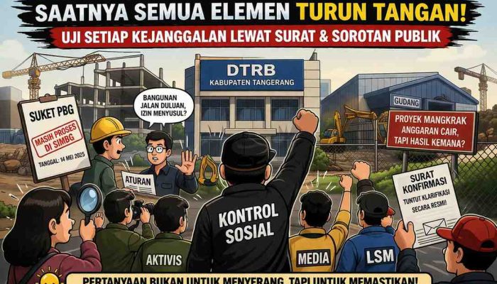 Saatnya Semua Elemen Turun Tangan, Uji Indikasi Kejanggalan dan Temuan DTRB Kabupaten Tangerang, Bantu Bupati Jangan Cuma Jadi Penonton