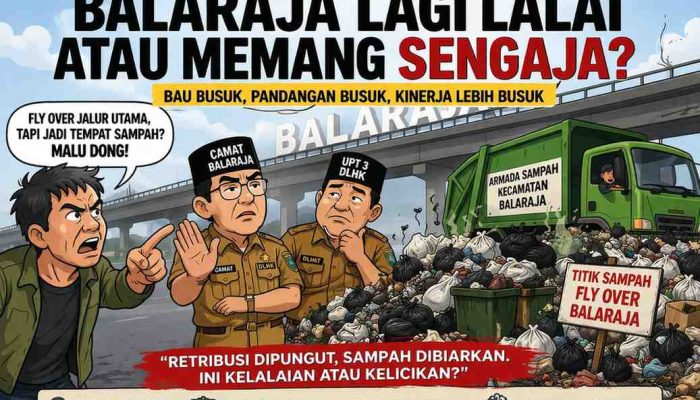 Niat Bersih atau Sekadar Formalitas? Sampah di Fly Over Balaraja Bertahun-tahun Menumpuk, SK Pengawasan Ada tapi Tindakan Nyata Tak Pernah Terlihat