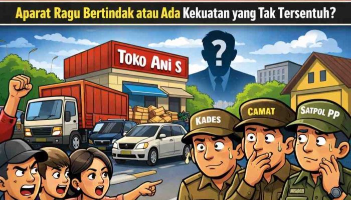 Ini Aneh! Jalan Umum Masih Dikuasai, Pejabat Terlihat Menahan Diri Hadapi Toko Ani. S Berkali-kali Disorot, Publik Bertanya: Ada Apa di Baliknya?