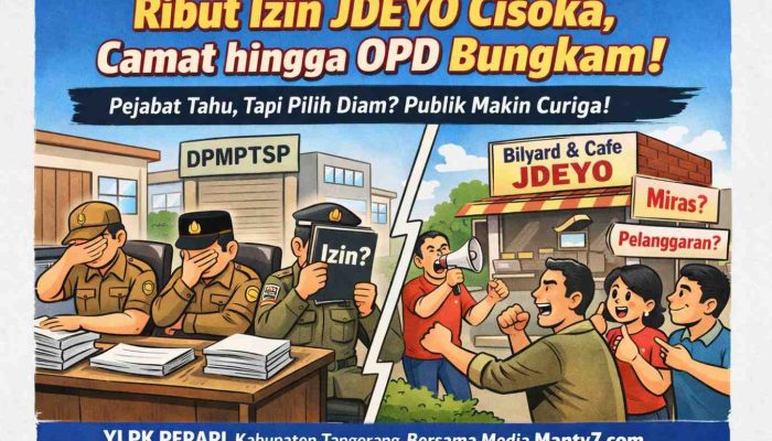 Kontroversi Izin JDEYO Cisoka, Camat hingga OPD Bungkam. Kalau Tidak Bergerak, Ini Terlihat Seperti Sengaja Dibiarkan