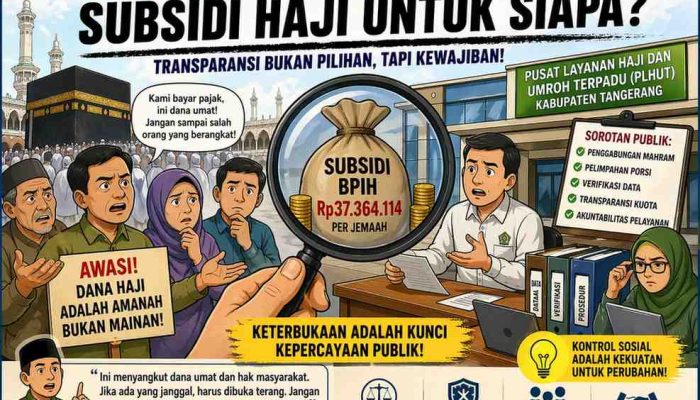 Plhut Tangerang Disorot: Sinyal Keras Ketidakberesan Subsidi Haji Reguler 1445 H, Publik Minta Transparansi Terbuka