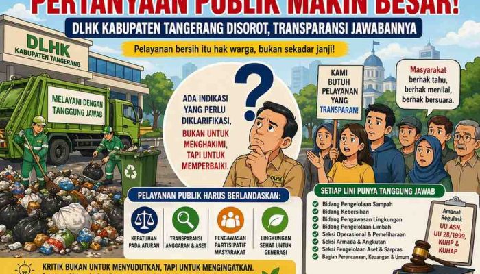 YLPK PERARI Kabupaten Tangerang Soroti Pengelolaan Sampah, DLHK Didorong Lakukan Evaluasi Terbuka