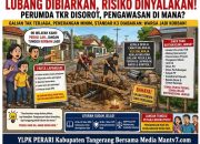 Galian Menganga Tanpa Pembatas, Pengawasan Seakan Hilang: Dari Jalan Licin hingga Api, Sinyal Bahaya Proyek Perumda TKR di Balaraja Tak Bisa Ditutup Lagi