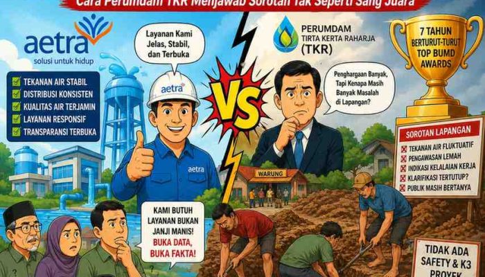Tujuh Tahun Dipuja, Sekali Disorot Goyah? Cara Perumdam TKR Menjawab Fakta Lapangan Bikin Publik Bertanya