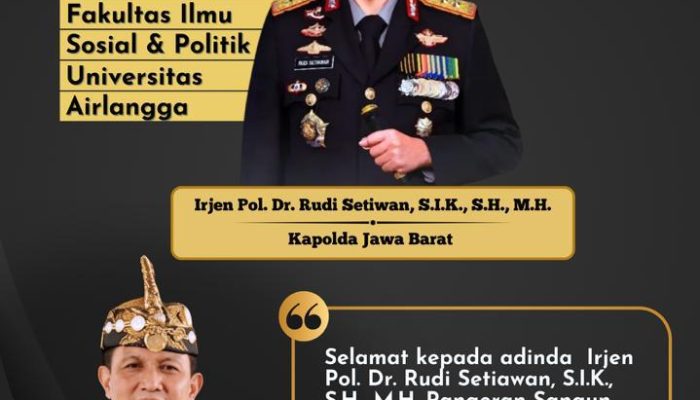 Kapolda Jawa Barat Raih Gelar Doktor, Dukungan Adat dan Tokoh Hukum Menguatkan Nilai Pengabdian