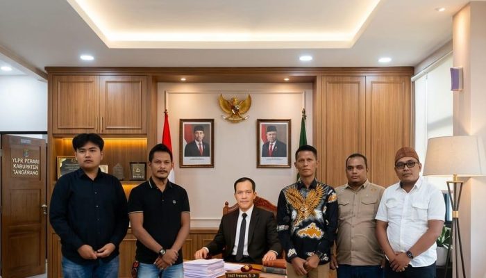 Demi Membantu Bupati dan Mewujudkan “Gemilang”, YLPK PERARI Kabupaten Tangerang dengan Dukungan Penuh Dewan Pimpinan Pusat Resmi Melayangkan Gugatan ke PN Tangerang
