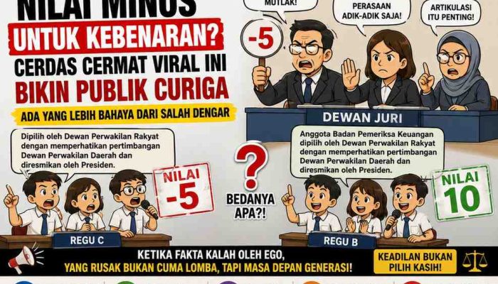Jawaban Sama Nilai Berbeda: Video Cerdas Cermat Viral Ini Bukan Lagi Soal Nilai, Tapi Indikasi Rusaknya Objektivitas Dalam Dunia Pendidikan