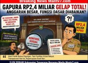 Lampu Gapura Rp2,4 Miliar di Puspemkab Tangerang Gelap Gulita, Publik Pertanyakan Kinerja Pengawasan Aset Daerah
