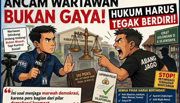Ancam Wartawan Lalu Minta Maaf? YLPK PERARI: Jangan Biarkan Demokrasi Dipermainkan