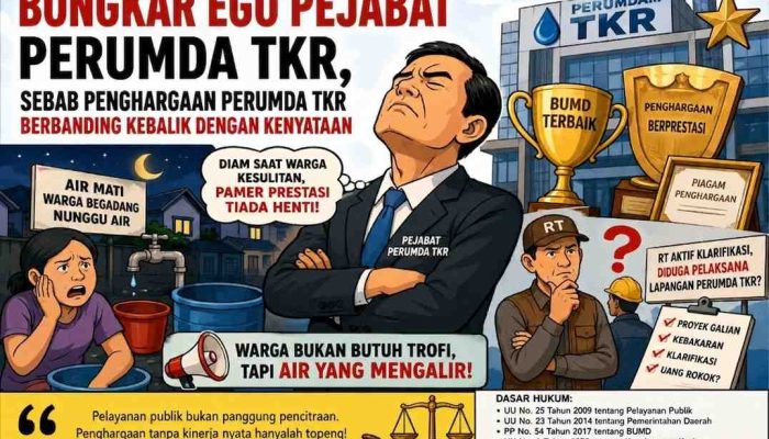 Penghargaan Terus Dipoles, Warga Vila Balaraja Malah Begadang Nunggu Air: Kebakaran Belum Jelas, Kini Muncul Pertanyaan Baru Soal “Orang Lapangan” Perumdam TKR