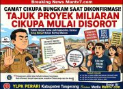 Camat Cikupa Bungkam saat dikonfirmasi. Tajuk Proyek Miliaran Cikupa Mulai Disorot. Publik Jangan Cuma Jadi apenonton, Karena Uang Rakyat Bukan Kertas Mainan